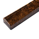 CLIN-16  Brown Glass Pencil Liner Wall Trim Molding 1"X12", 1/2"X12"