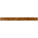 CLIN-16  Brown Glass Pencil Liner Wall Trim Molding 1"X12", 1/2"X12"
