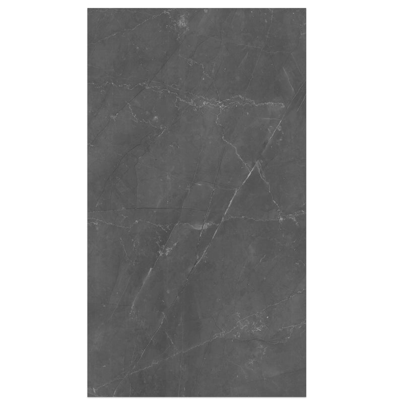 NATURAL DELUXE  Tekali Gris Marble Look Polished Porcelain Tile 18"x36" Wall & Floor