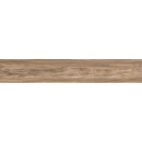 Coffee brown wood porcelain tile in 8x48 oversize Spanish Field Tile