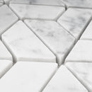 THUN-01  Thunder Series - Carrara Fan Mosaic Tile