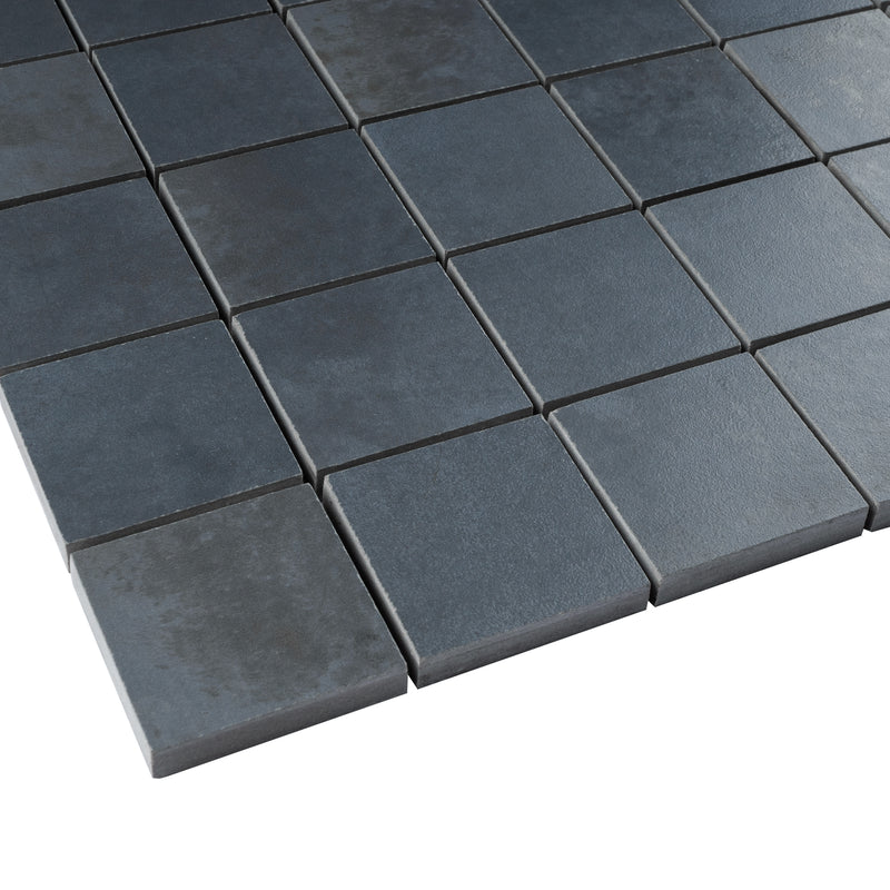 LE LEGHE  Cobalto Porcelain Mosaic Tile Sheet