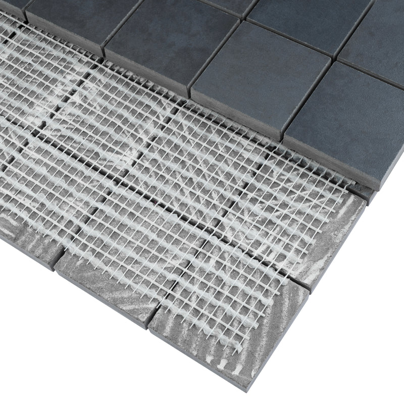 LE LEGHE  Cobalto Porcelain Mosaic Tile Sheet