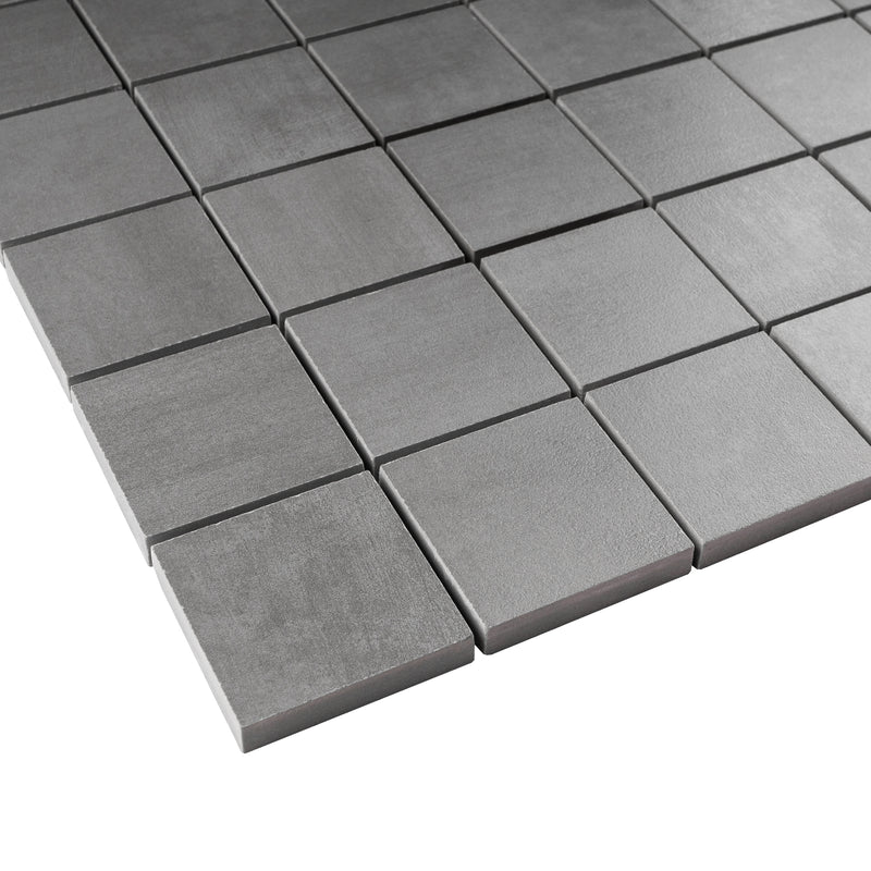 LE LEGHE  Platino Porcelain Mosaic Tile Sheet