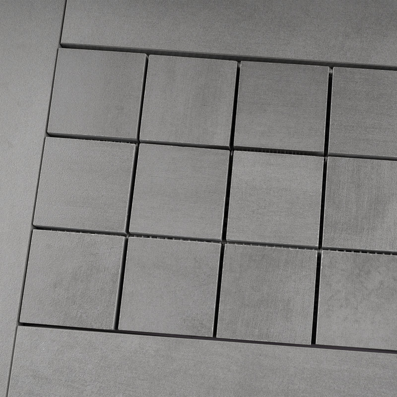 LE LEGHE  Platino Porcelain Mosaic Tile Sheet