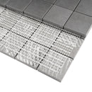 LE LEGHE  Platino Porcelain Mosaic Tile Sheet