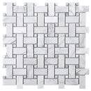 WHCA-10  White Carrara Series - Link Carrarra Mosaic Tile