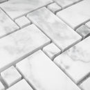 WHCA-10  White Carrara Series - Link Carrarra Mosaic Tile