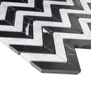 WHCA-05  White Carrara Series - Contast Wave Mosaic Tile