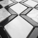 WHCA-06  White Carrara Series - Flow Mosaic Tile