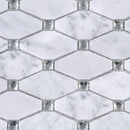 WHCA-07  White Carrara Series - Oversize Mosaic Tile