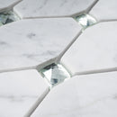 WHCA-07  White Carrara Series - Oversize Mosaic Tile