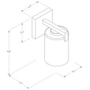 WL0002  1-Light Dimmable Wall Sconce