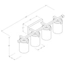 WL0002  4-Light Dimmable Vanity Light