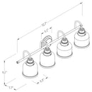 WL0003  4-Light Dimmable Vanity Light