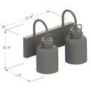 WL0004  2-Light Dimmable LED Vanity Light