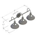 WL0011  3-Light Dimmable LED Vanity Light