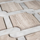 WOBE-05  Wooden Beige Series- Magic Mosaic Tile