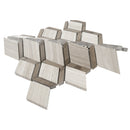 WOBE-06  Wooden Beige Series- Lace Mosaic Tile