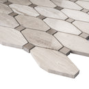 WOBE-07  Wooden Beige Series- Victoria Mosaic Tile
