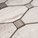 WOBE-07  Wooden Beige Series- Victoria Mosaic Tile